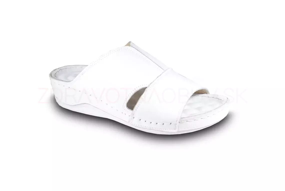 Dámske kožené zdravotné šľapky