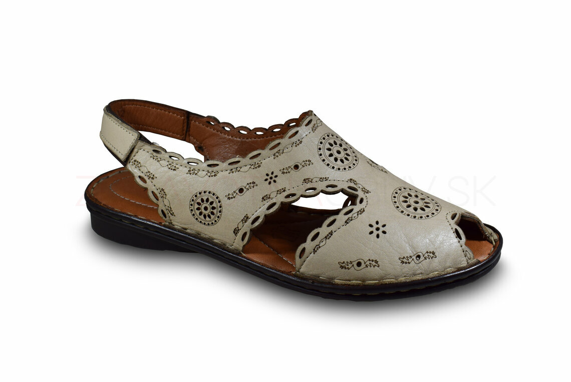 Letné kožené sandále