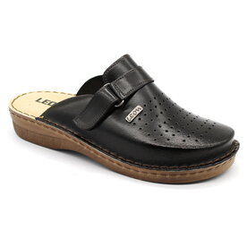 ortopedické šľapky pánske s tvarovanou stielkou čierne