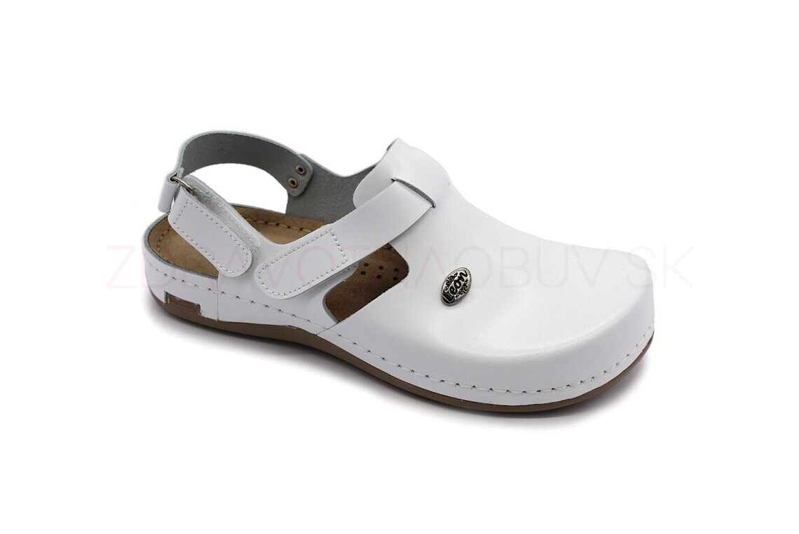 zdravotné topánky biele s ortopedickou stielkou