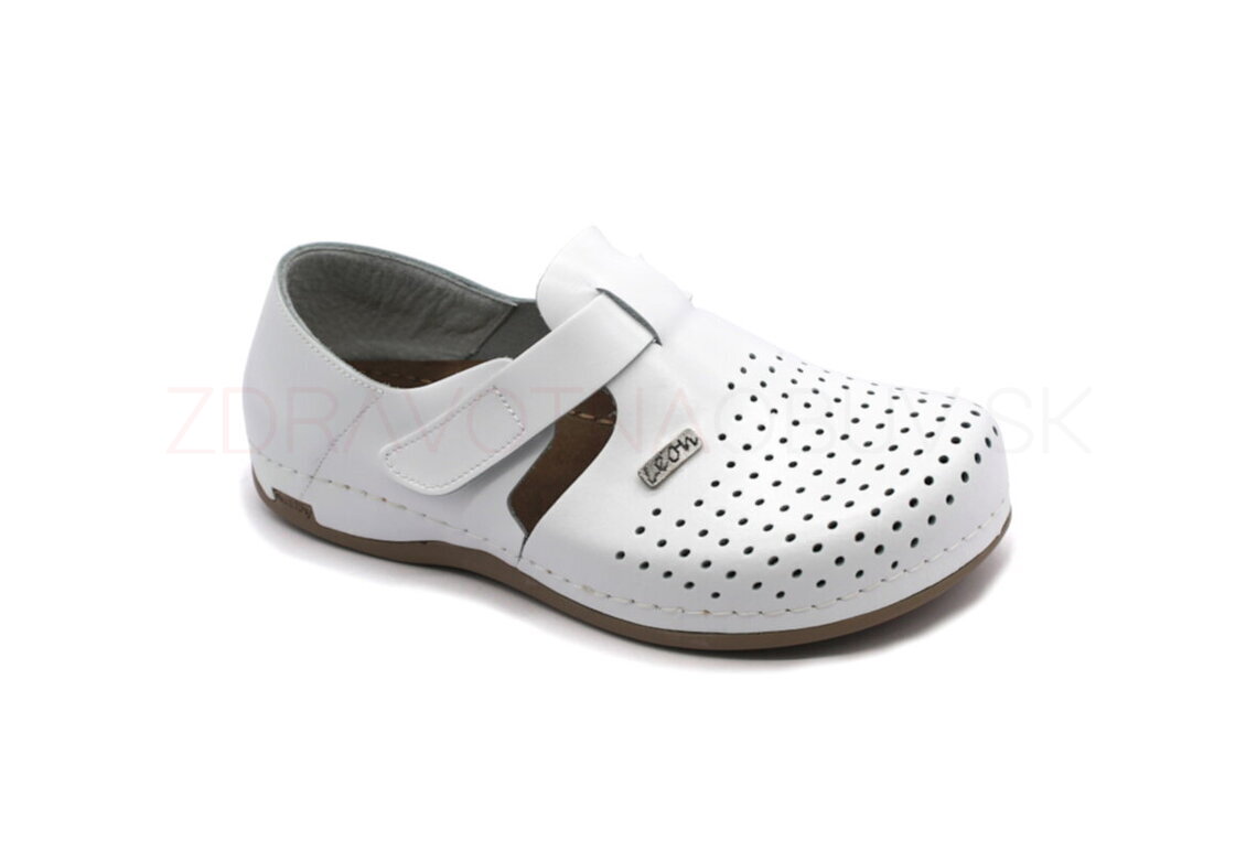 zdravotné topánky biele s ortopedickou stielkou